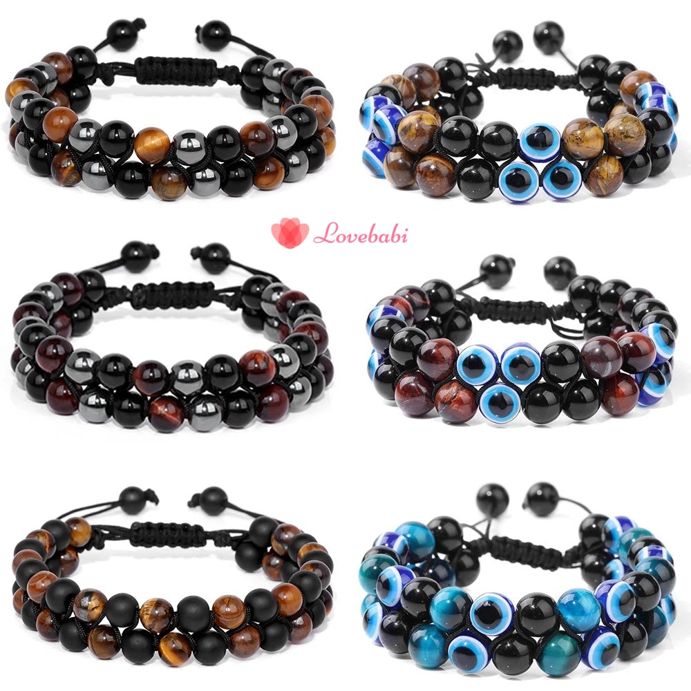Stone Rope Wrap Bracelet