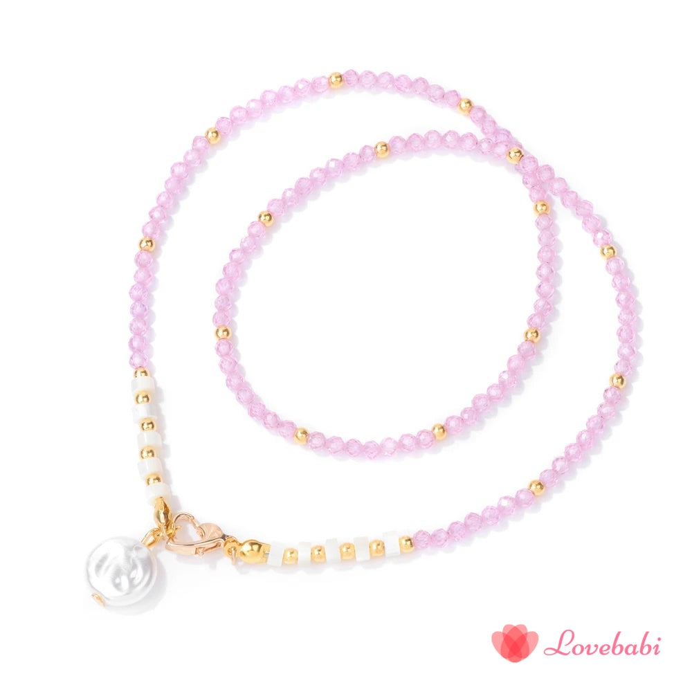 Natural Quartzs Drop Pendant Necklace