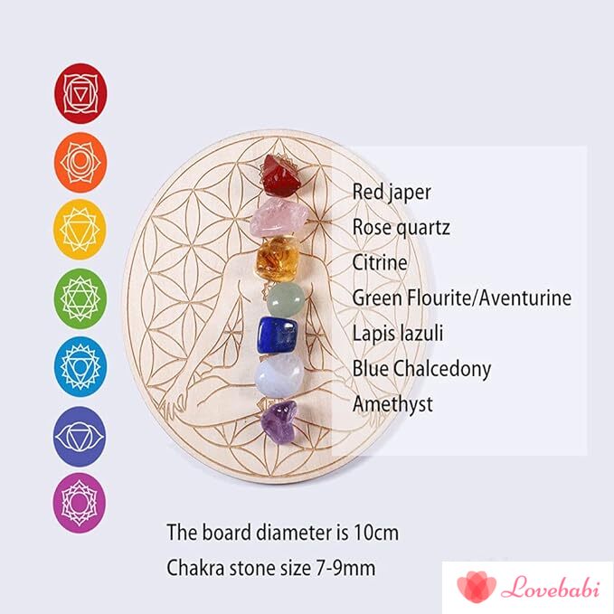 Natural Crystal Chakra Healing Stone