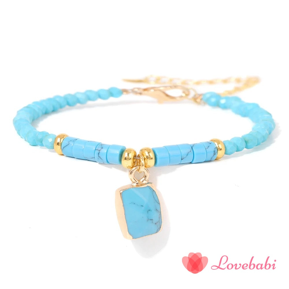 Blue Turquoises Stone Bracelet