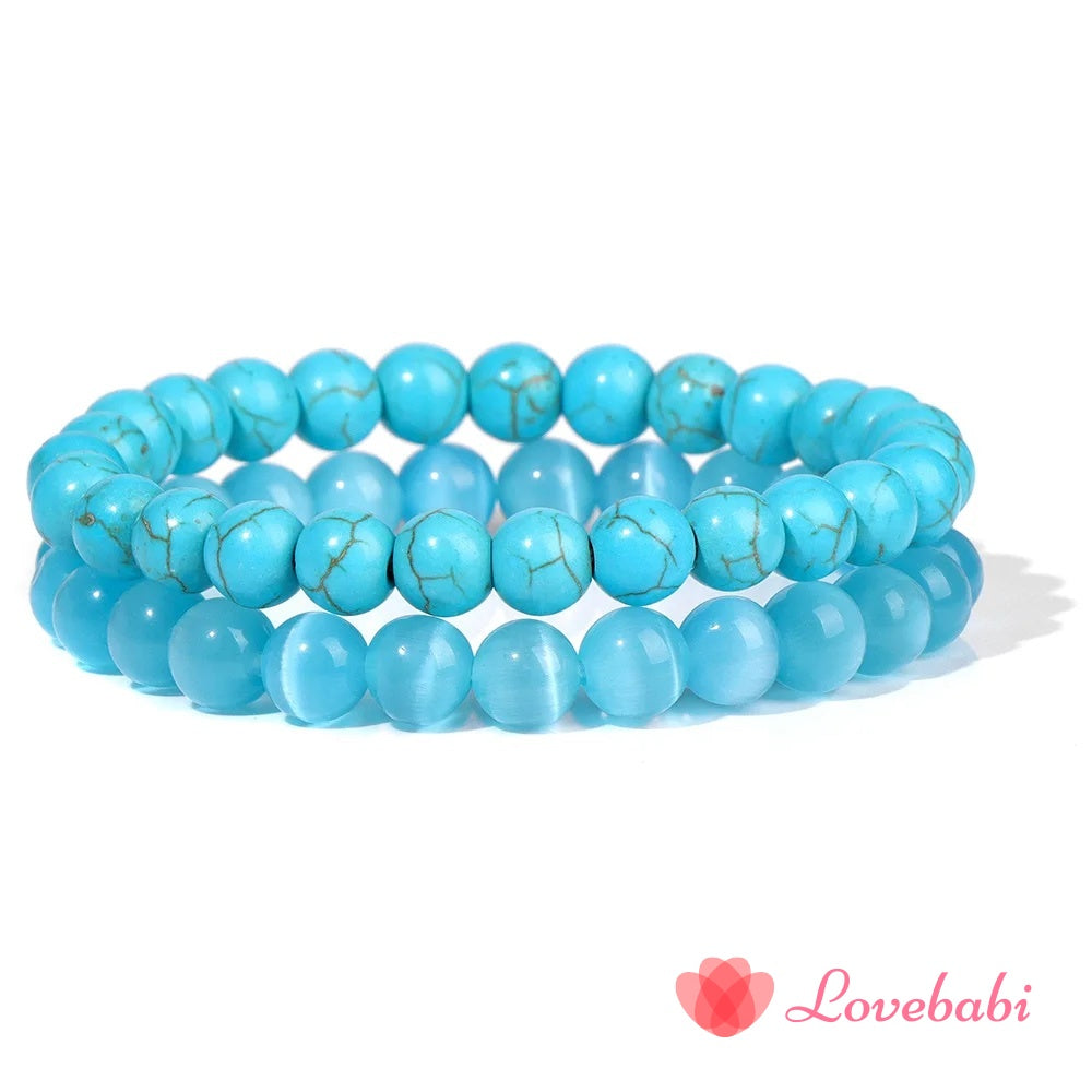 Blue Turquoises Stone Bracelet