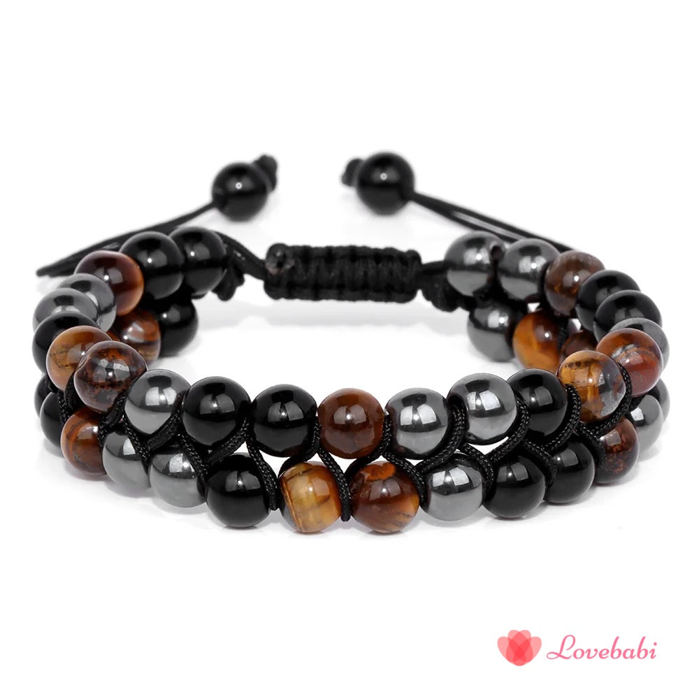 Stone Rope Wrap Bracelet