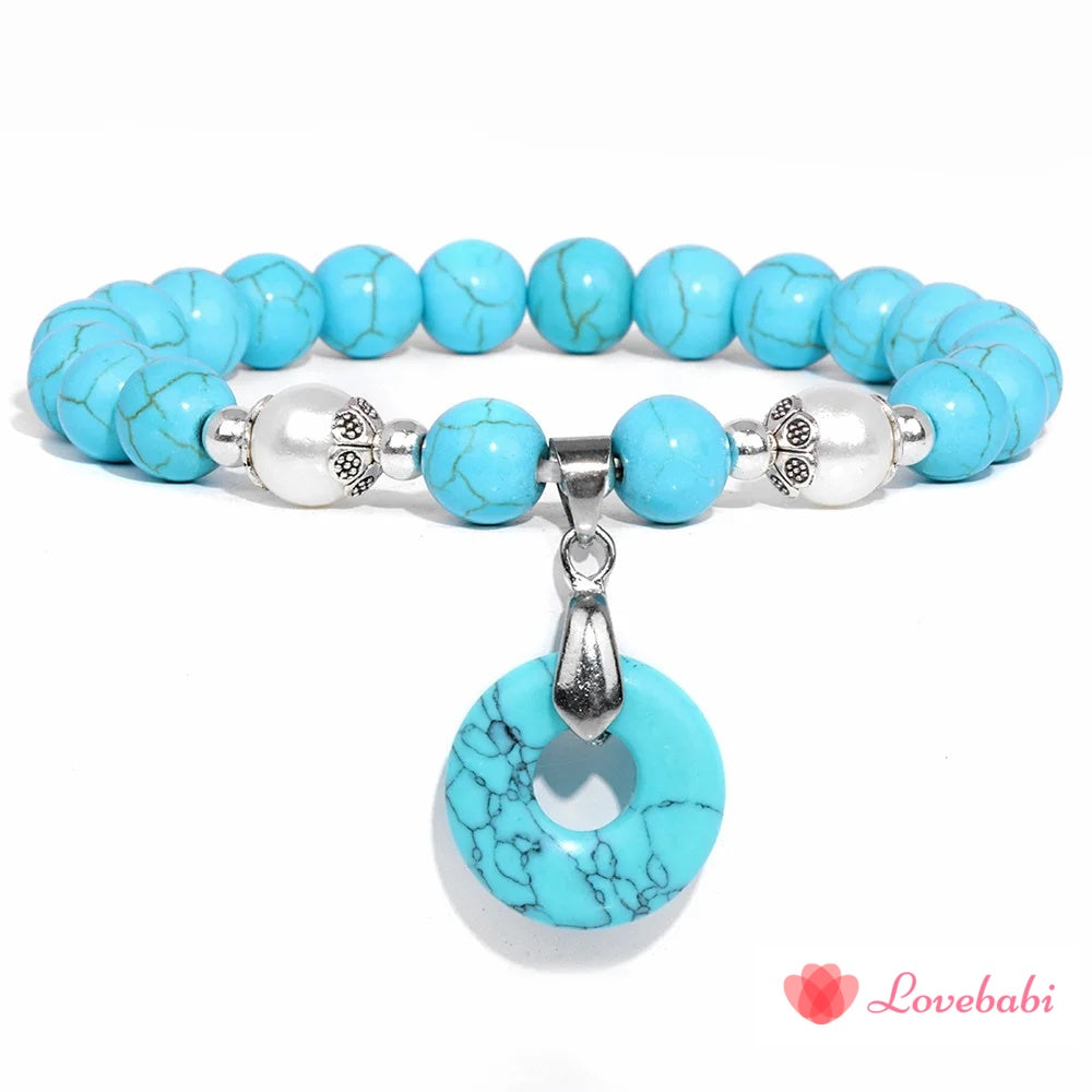 Blue Turquoises Stone Bracelet
