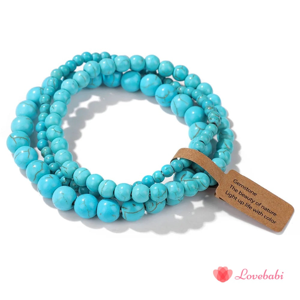 Blue Turquoises Stone Bracelet