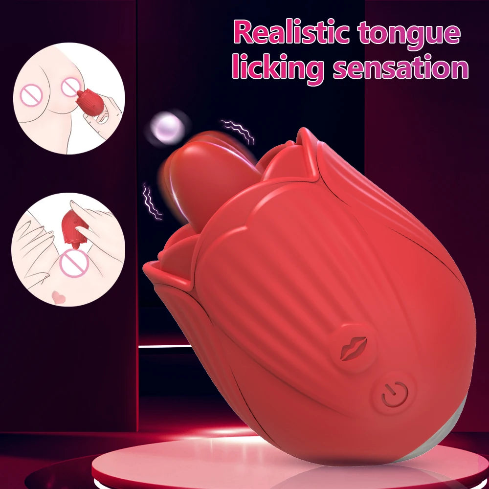 Rose Licking Vibrator