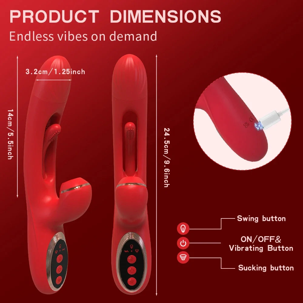 Clitoris Flapping Vibrator