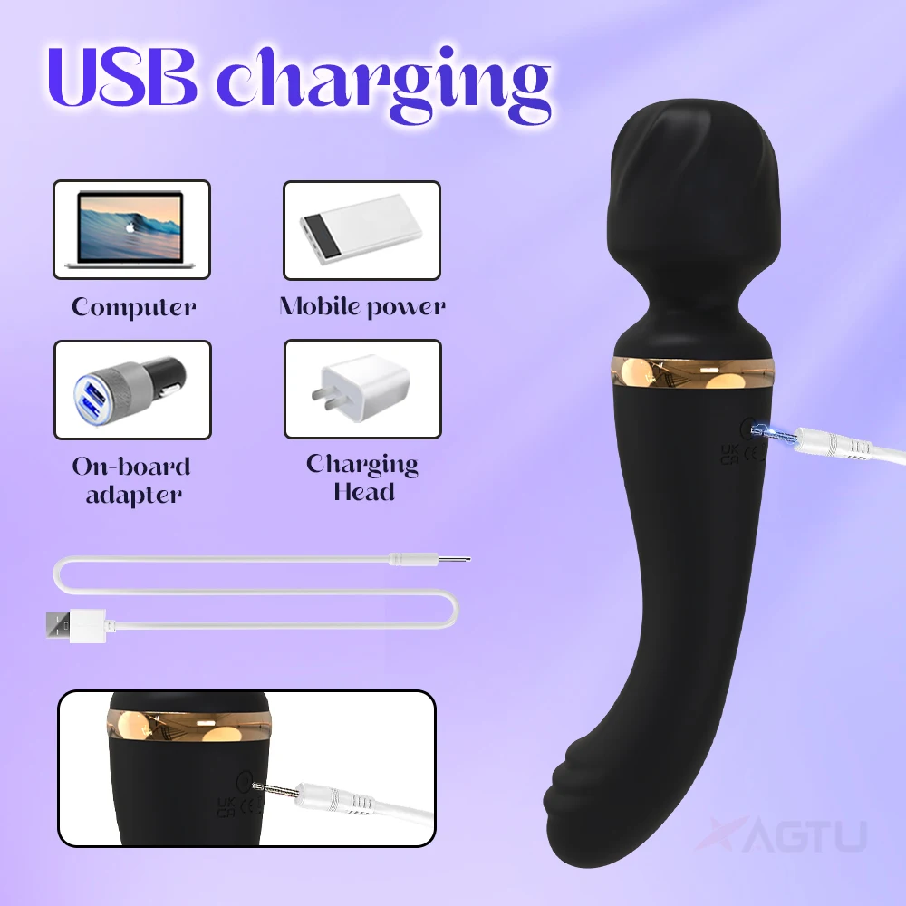 2 in 1 Vibrator AV Wand