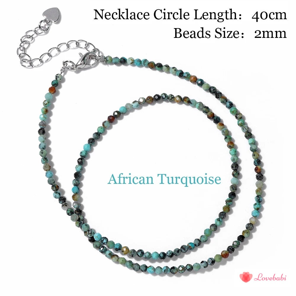 Mini Faceted Beads Necklace