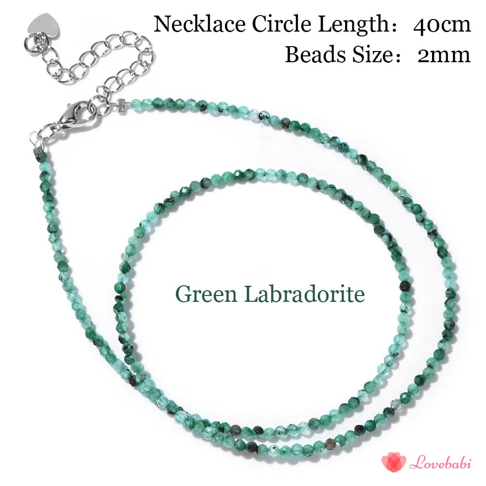 Mini Faceted Beads Necklace