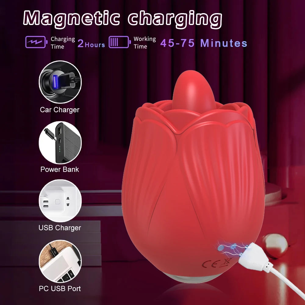 Rose Licking Vibrator