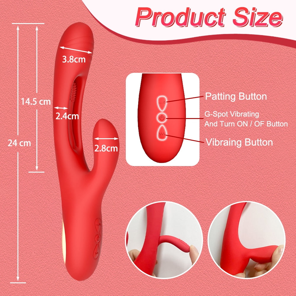 Rabbit Tapping G-Spot Vibrator